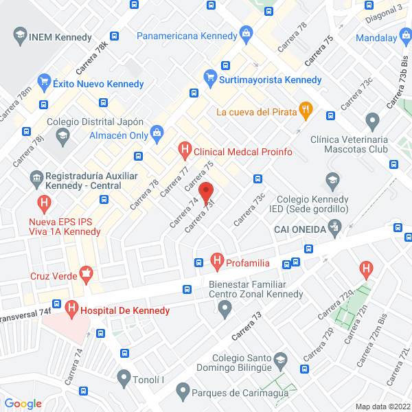 Mapa de Gas Agua Instalaciones S.A.S.