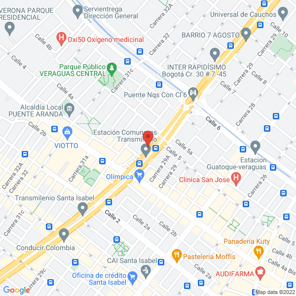 Mapa de Gráficas Colorama S.A.