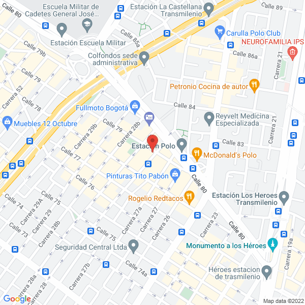 Mapa de Gráficas San Luis Ltda.