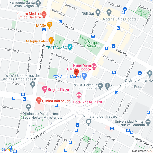Mapa de Gimnasio Big Team