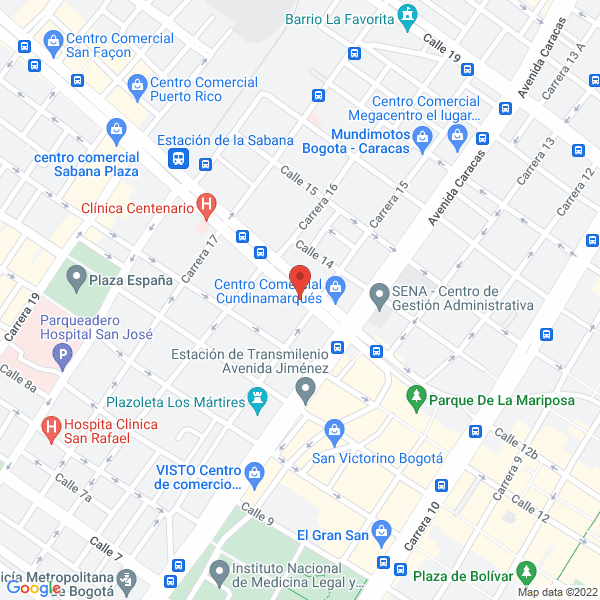 Mapa de Giraldo Botero Y Cúa. S. En C.