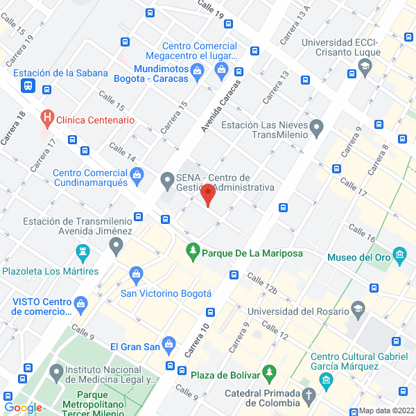 Mapa de Eléctricos Vizcaya E.U.