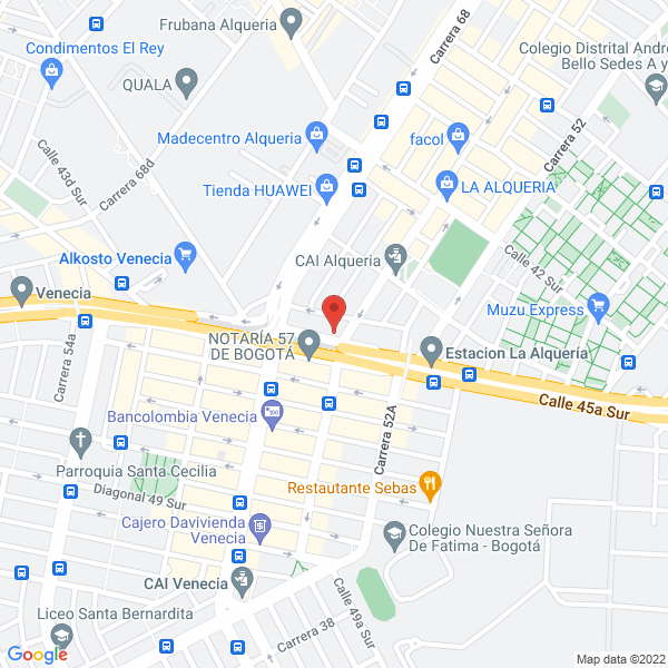 Mapa de Eléctricos Y Ferretería Delta Ltda.