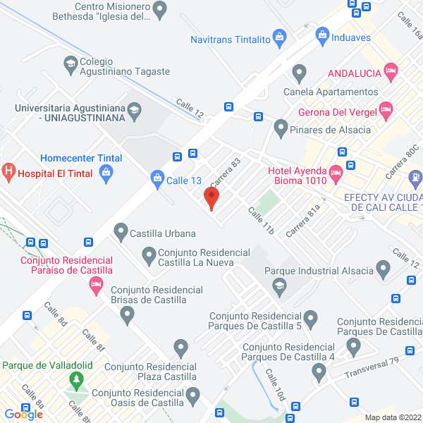 Mapa de Electriexpress S.A.S.