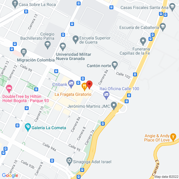Mapa de Fundación Ideas Para La Paz