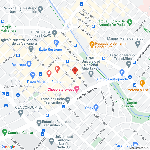 Mapa de Fundación Socorristas Desarrollo Y Acción Fusdesa