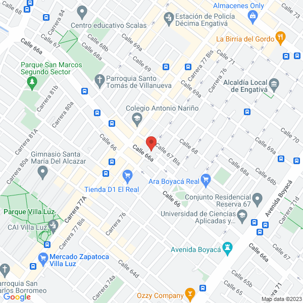 Mapa de Fundación Terapéutica Y Educativa Milclaus