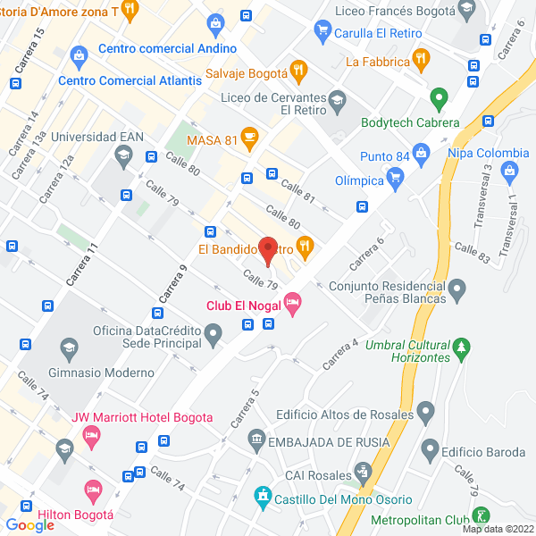 Mapa de Grupo 4 Management & Events S.A.S.