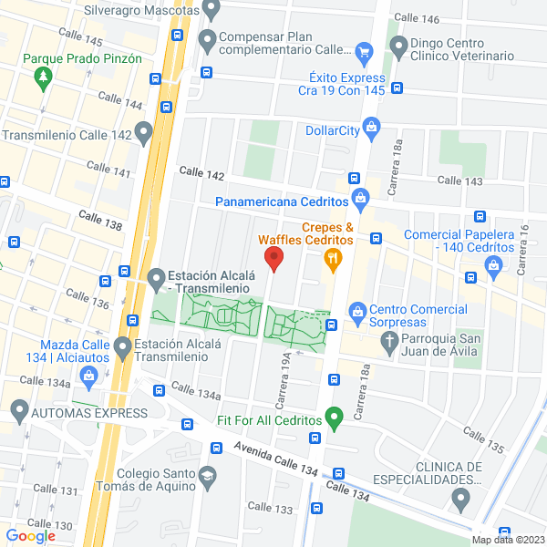 Mapa de Grupo Bermudez Asociados Cía. S. En C.