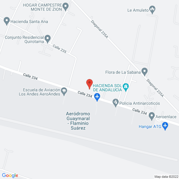 Mapa de Aeroandes