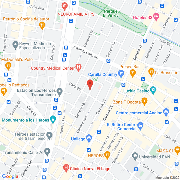 Mapa de Escuela De Cine Black María