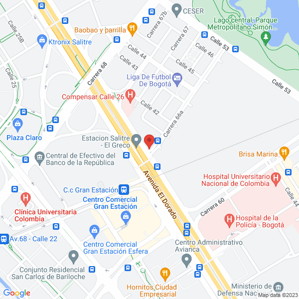 Mapa de Escuela De Formación Club Deportivo Boca Junior