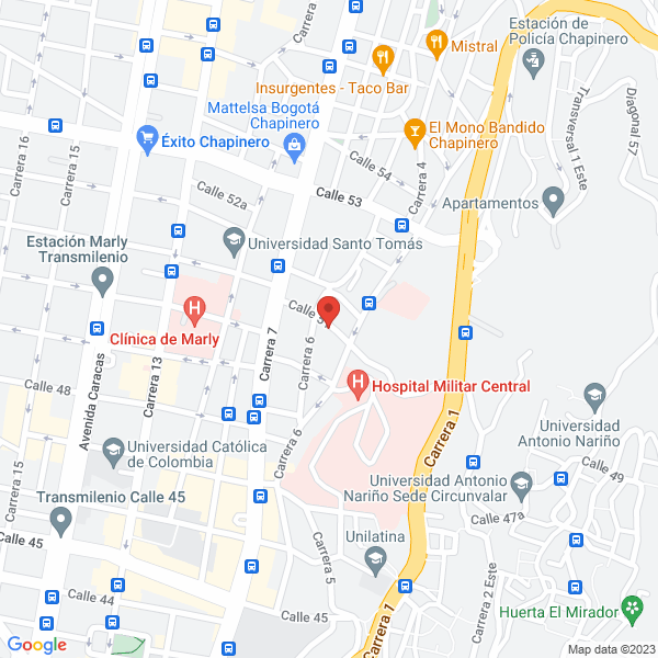 Mapa de Escuela Sistémica De Bogotá S.A.S.