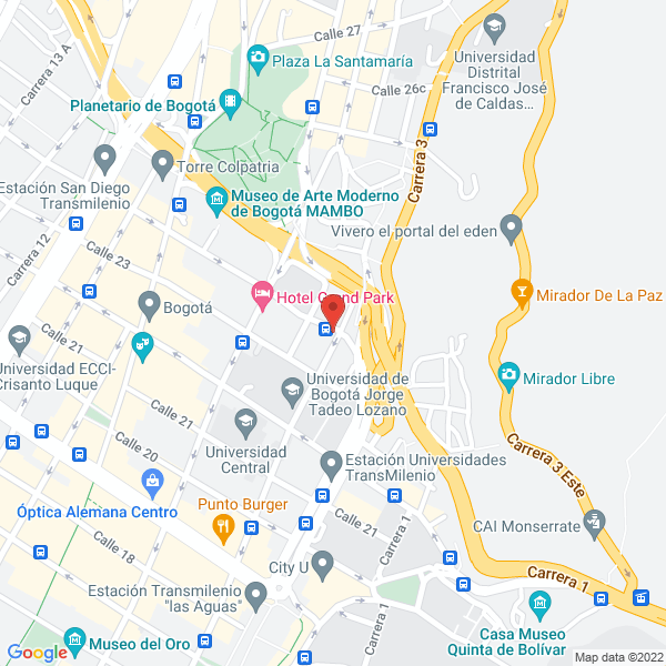Mapa de Garajes Santa Martha