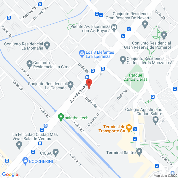 Mapa de Gentemovil S.A.S.