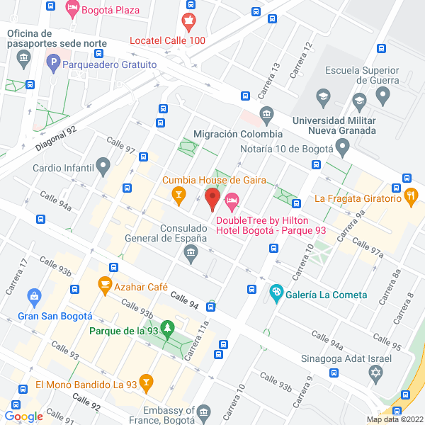 Mapa de Hb Human Bioscience S.A.S.