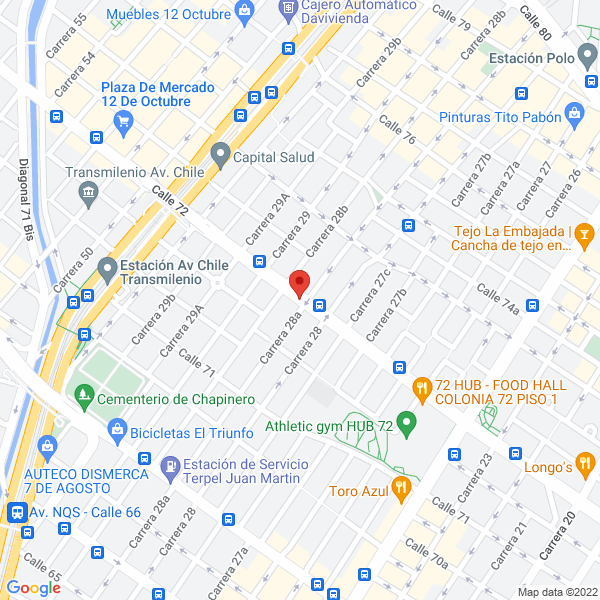 Mapa de Frío Moderno Refrigeración