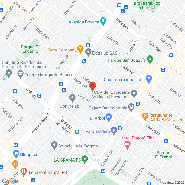 Mapa de Frutiveleños Y Cía Ltda