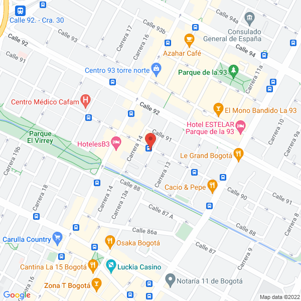 Mapa de Gualy & Asociados Ltda.