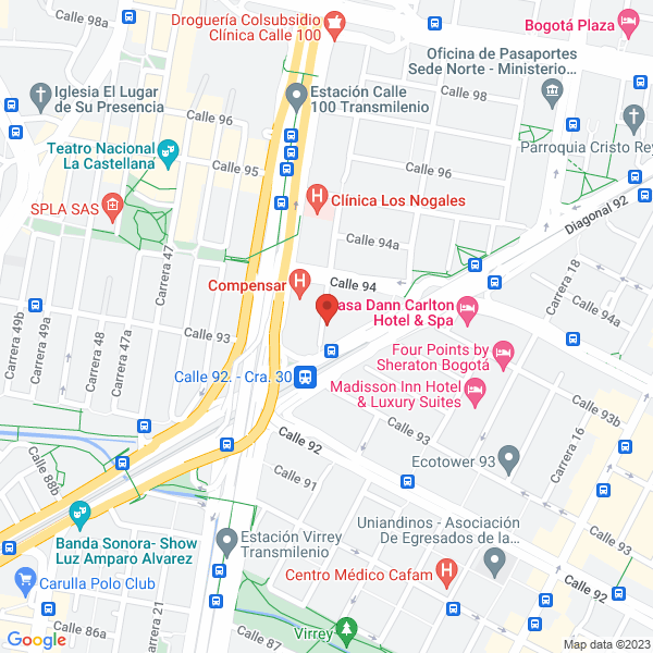 Mapa de Hache De Tv S.A.S.