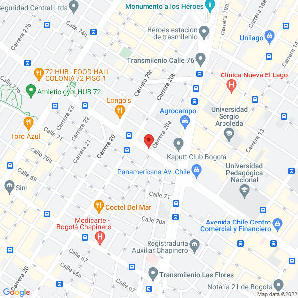 Mapa de Ferreservicios Efectivos