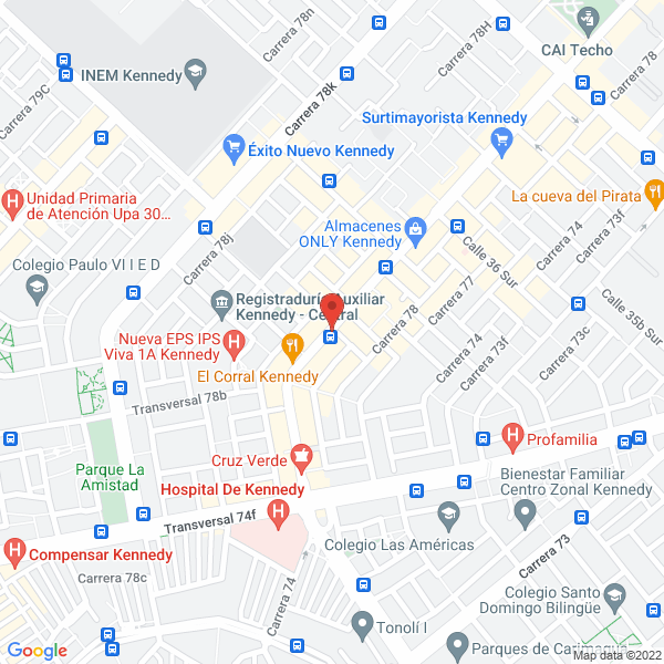 Mapa de Ferretejas