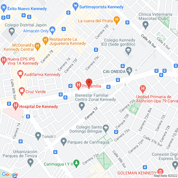 Mapa de Ferretería Alfadi Ltda.