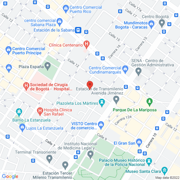 Mapa de Ferretería El Baratillo