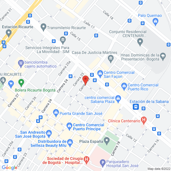 Mapa de Ferretería Equitécnica