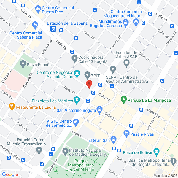 Mapa de Ferretería La Escuadra Ltda.