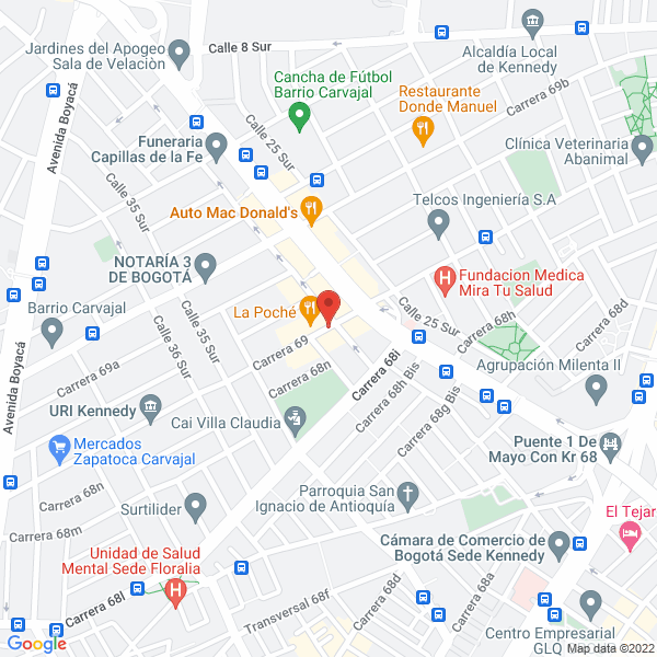 Mapa de Galería Del Mar