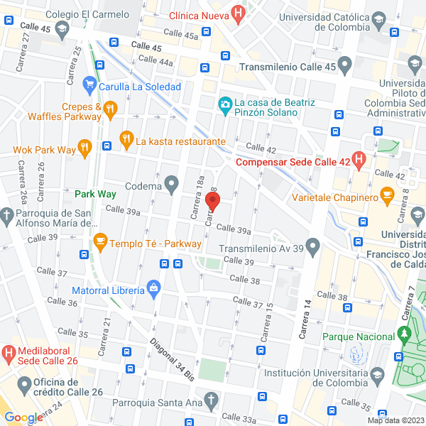 Mapa de Implemédica Ltda.