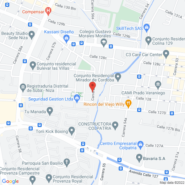 Mapa de Hogar Geriatrico El Oasis