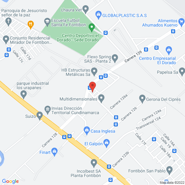Mapa de Holmes Martinez P. S.A.S.
