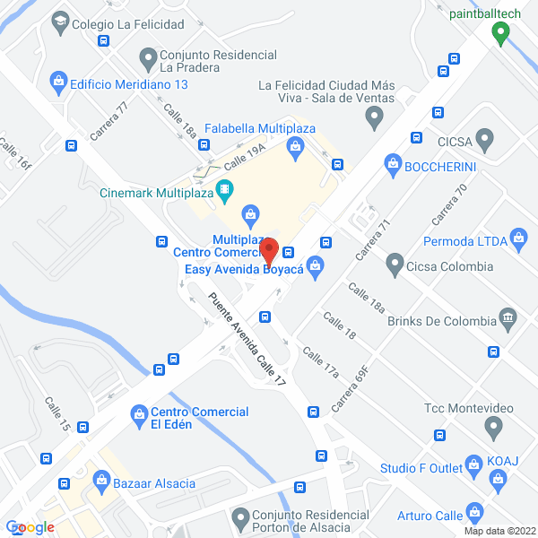 Mapa de Ferreteria Magnifer E.U