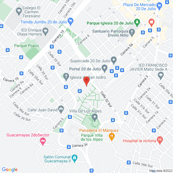 Mapa de Ferretería Nueva Unión S.A.S.