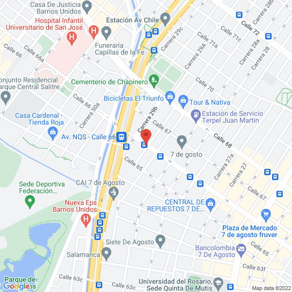 Mapa de Ferretería Rcr