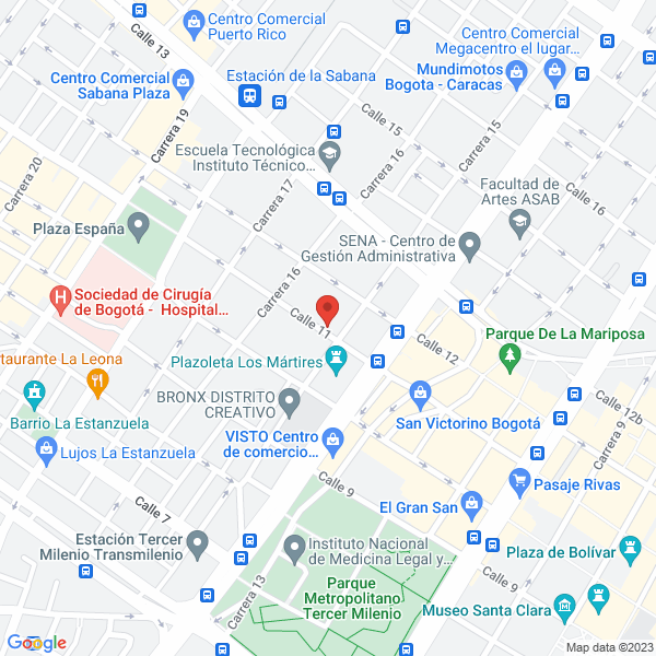 Mapa de Ferretería Reylan