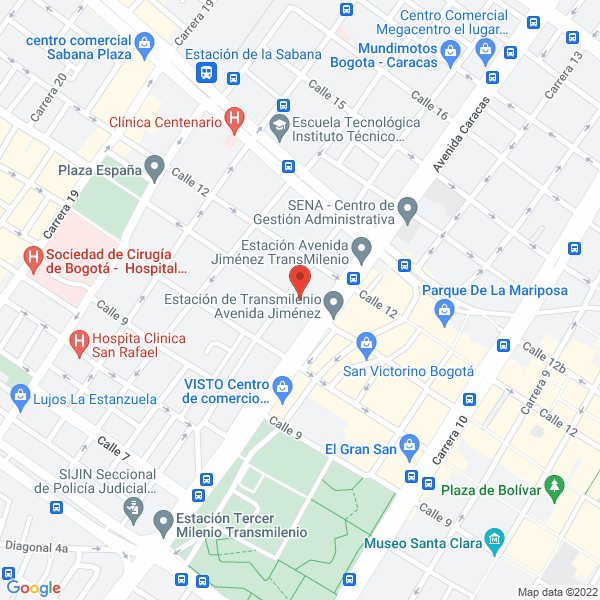 Mapa de Ferretería Santa Fé