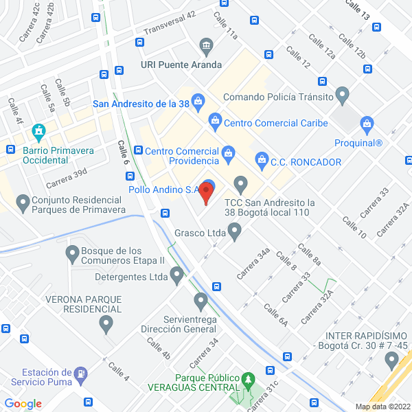Mapa de Hercel Soluciones Industriales S.A.S.