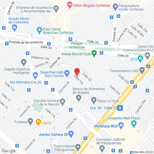 Mapa de Hercomat