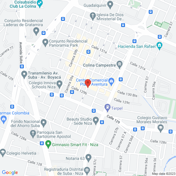Mapa de Filetek Ltda