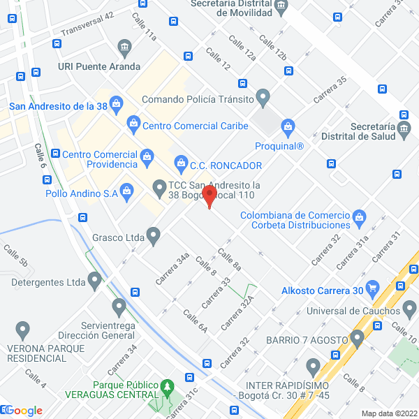 Mapa de Filtros Máster S.A.