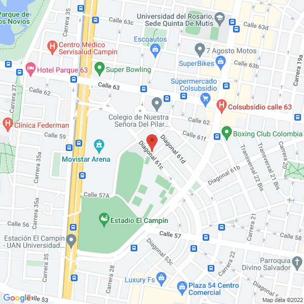 Mapa de Induarq Ltda.