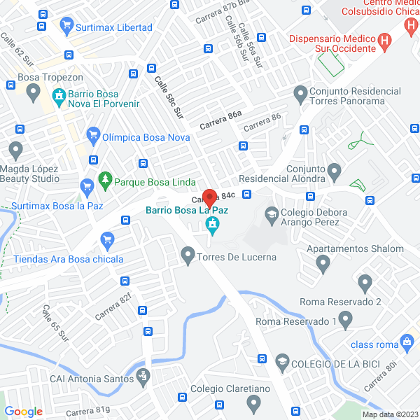 Mapa de Indubosa Ltda.