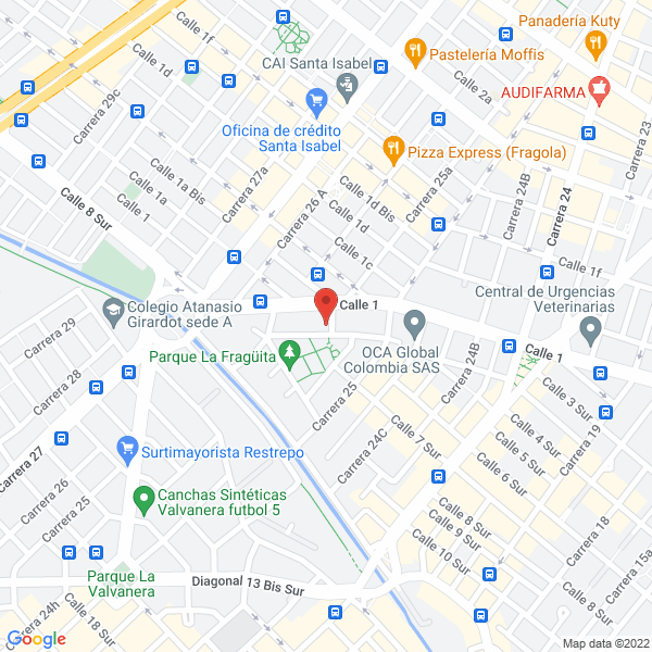 Mapa de Induform