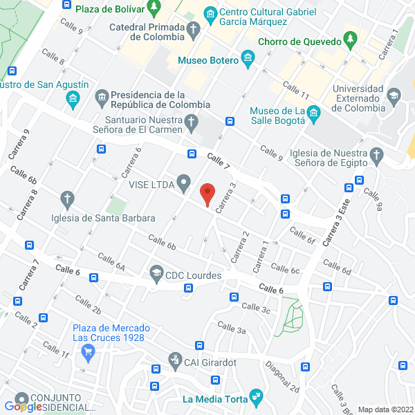 Mapa de Hogar Infantil Los Pinos