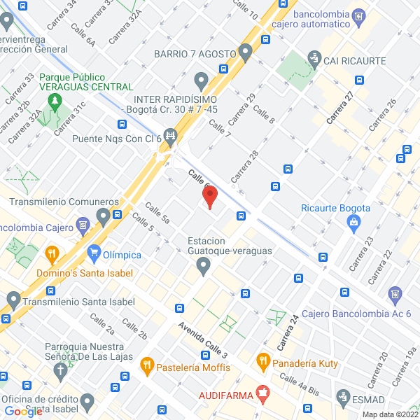 Mapa de Horuz Ingeniería S.A.S.