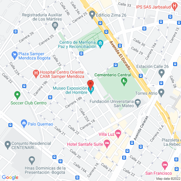 Mapa de Unidad De Salud Pública Picb