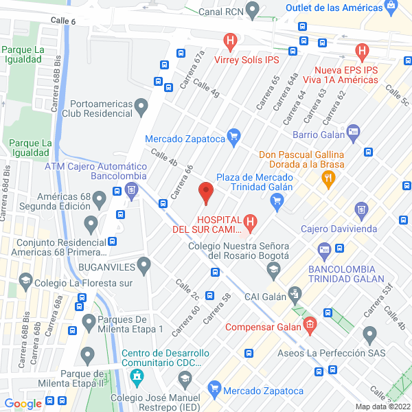 Mapa de Indyelec Ltda.